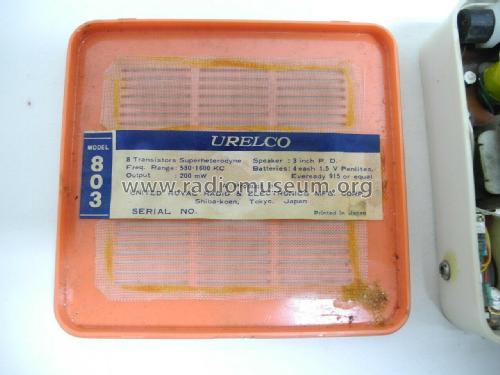 Urelco 8 Transistor 803; United Royal Radio & (ID = 2637629) Radio