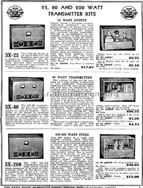 Transmitter Kit 25 W SX-25; United Transformer (ID = 1305830) Kit