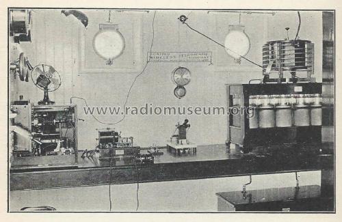 Spark Transmitter Leyden Jar ; United Wireless (ID = 1961281) Morse+TTY