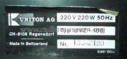 UVZ-100; Uniton AG; (ID = 1783513) Ampl/Mixer