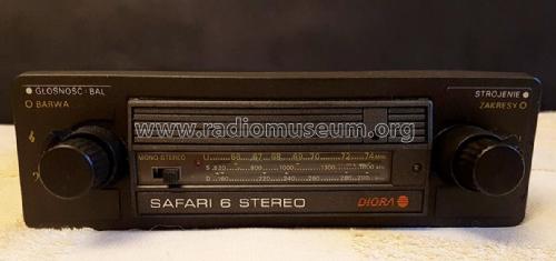 Safari 6 Stereo RS-805; Unitra DIORA - (ID = 3119534) Car Radio