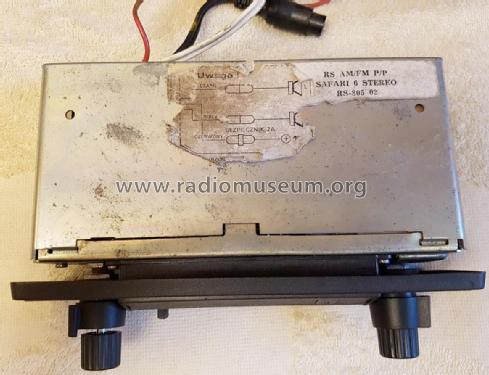 Safari 6 Stereo RS-805; Unitra DIORA - (ID = 3119536) Car Radio