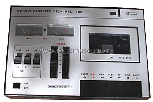 Stereo Cassette Deck MSD 1402; Unitra DIORA - (ID = 1404518) Enrég.-R