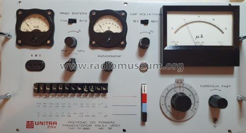 Messgerät für Transistoren kleiner Leistung TP-660; Unitra ZRK, Zaklady (ID = 2867011) Equipment