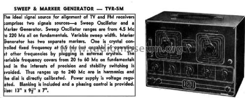 University Sweep & Marker Generator TVR/SM; University / (ID = 3114639) Equipment