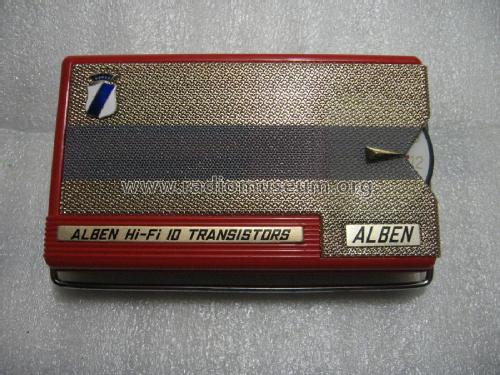 Alben Hi-Fi 10 Transistors ; Unknown - CUSTOM (ID = 2363714) Radio