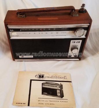 All Transistor FM-AM WTG-89094 ; Bradford; brand of (ID = 2296793) Radio