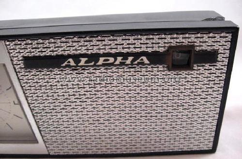 Six Transistor Clock Radio ; Alpha Nippon Alpha (ID = 1465819) Radio