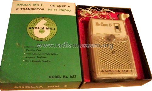 Anglia MK I, De Luxe 6, Six Transistor 655; Unknown - CUSTOM (ID = 1232797) Radio