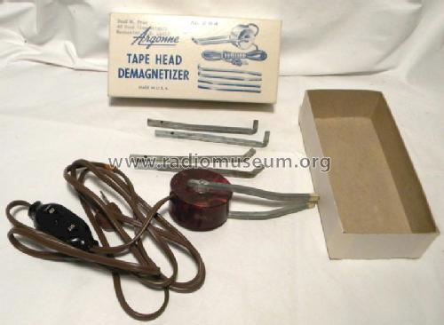 Tape Head Demagnetizer AR 294; Argonne Electronics (ID = 1339043) Equipment