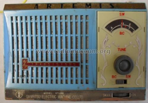 Artemis Model ST-8B 8 Transistors; Sanritsu Electric Co (ID = 2488248) Radio