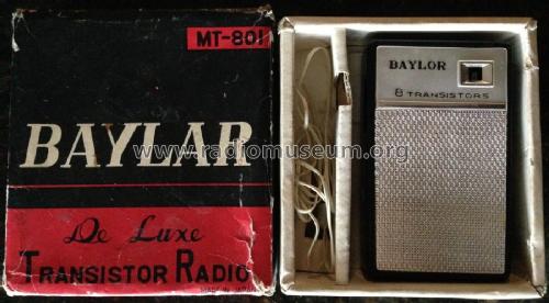 Baylor 8 Transistors MT-801; Texoma Wholesale (ID = 1737727) Radio