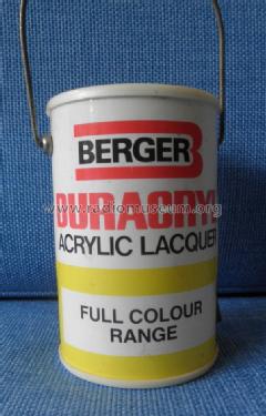 Berger Duracryl Acrylic Lacquer Full Colour Range; Unknown - CUSTOM (ID = 1683499) Radio