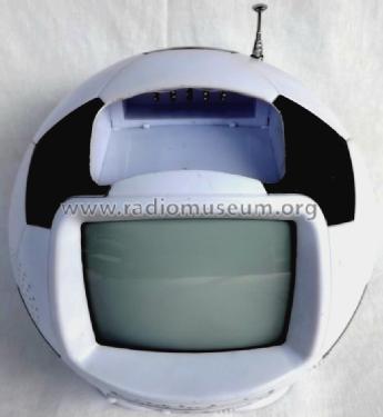 Black & White Television Soccer ball-shaped SW-620; Unknown - CUSTOM (ID = 1248967) TV Radio