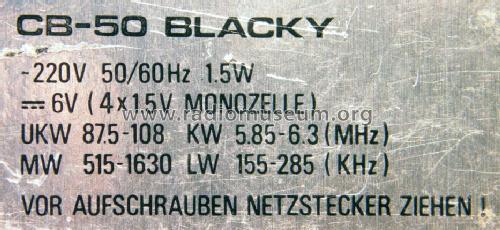 Blacky CB-50; Unknown - CUSTOM (ID = 964268) Radio