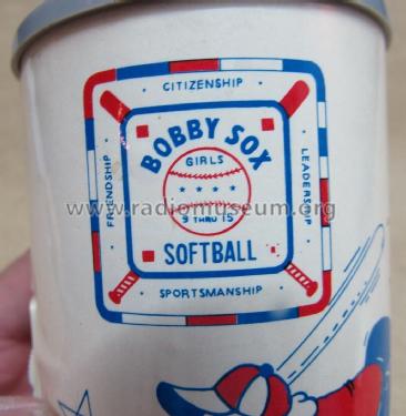 Bobby Sox Girls Softball Can; Unknown - CUSTOM (ID = 2955694) Radio