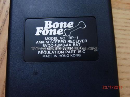 Bone Fone ; TEC Dieter Beer; (ID = 1030409) Radio