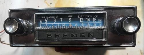 Bremen All Transistor 70; Unknown - CUSTOM (ID = 2518532) Car Radio