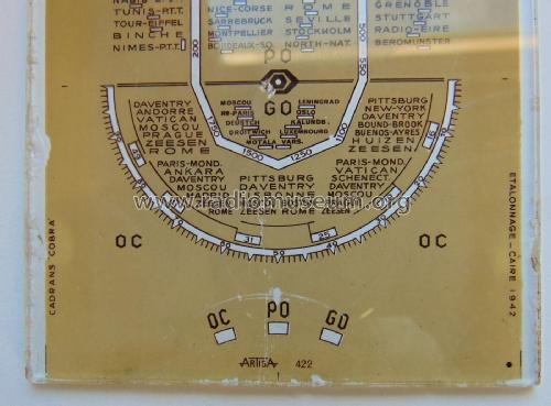 Cadran Cobra Artisa 422; Unknown - CUSTOM (ID = 2610251) Radio