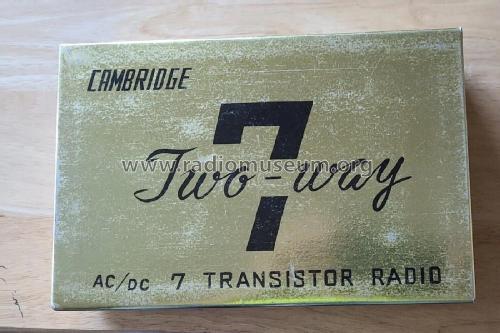 Cambridge AC-DC 7 Transistors ; Unknown - CUSTOM (ID = 2797647) Radio