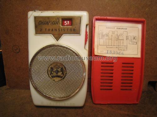 Champion 2 Transistor Boy's Radio; Unknown - CUSTOM (ID = 2000495) Radio