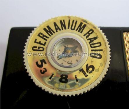 Cherry Germanium Compass Radio GM-100; Unknown - CUSTOM (ID = 1333090) Galena