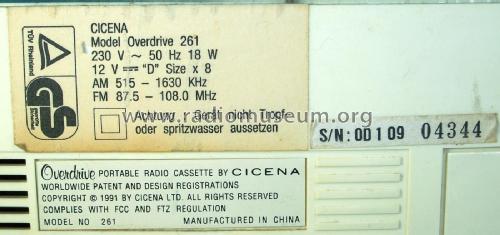 Cicena Classic Overdrive 261 ; Transpacific (ID = 2154944) Radio