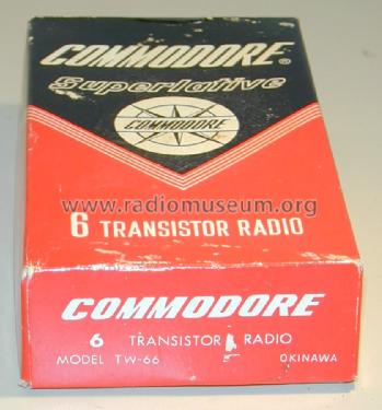 6 TR Transistor TW-66 ; Commodore Import (ID = 977383) Radio