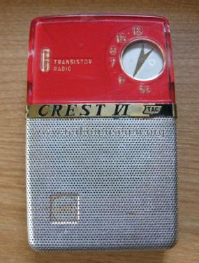 Crest VI TAC 6 Transistor Radio P65; Crest Alfred Toepfer (ID = 1267377) Radio