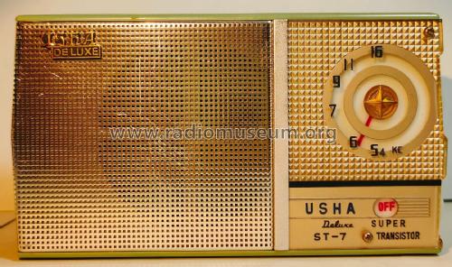 USHA Deluxe Super Transistor ST-7; Unknown - CUSTOM (ID = 2781920) Radio