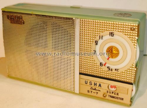 USHA Deluxe Super Transistor ST-7; Unknown - CUSTOM (ID = 2781921) Radio