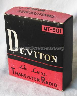 Deviton Transistor Six MT-601; Showa Tsushinki Mfg. (ID = 2356516) Radio