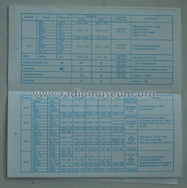 Digital Multimeter DT9205A; Unknown - CUSTOM (ID = 1274569) Equipment