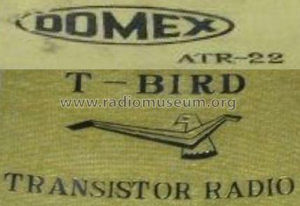 Domex T-Bird Boy's Radio ATR-22; Unknown - CUSTOM (ID = 611785) Radio