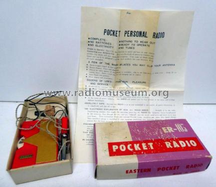 Pocket Radio ER-103; Eastern Associates, (ID = 2821299) Detektor