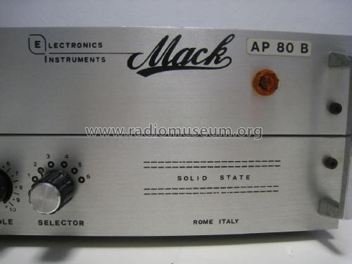 Electronics Instruments AP80B; Mack; Roma (ID = 1956662) Ampl/Mixer