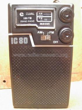 Elval FM-AM IC Slim Pocket Radio IC 80 UK Design 996636; Unknown - CUSTOM (ID = 2136214) Radio