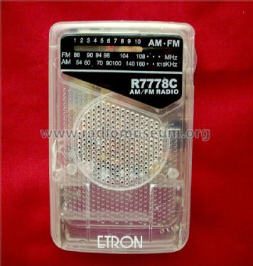 Etron AM/FM Radio R7778C; Unknown - CUSTOM (ID = 1455132) Radio