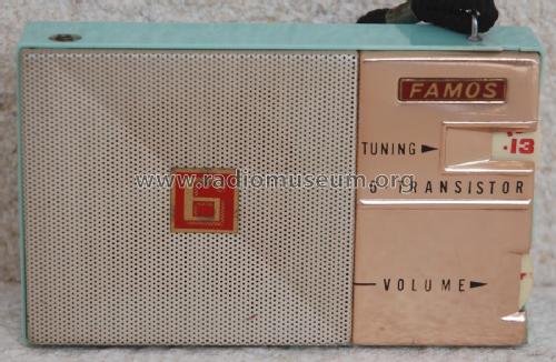 Famos 6 Transistor ; Unknown - CUSTOM (ID = 2652934) Radio