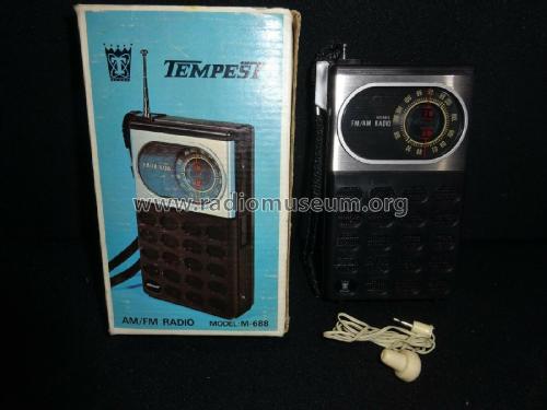 FM/AM Portable Radio M-688; Tempest brand; Hong (ID = 2375988) Radio