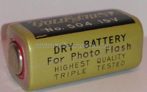 Gold Crest - Dry Battery for Photo Flash 504; Unknown - CUSTOM (ID = 1726598) Power-S