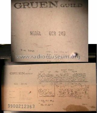 Gruen Guild Digital Clock/Radio GCR 249 ; Unknown - CUSTOM (ID = 983798) Radio