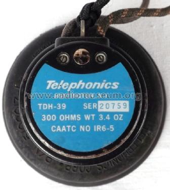 Headphones TDH-39; Telephonics; (ID = 1451696) Speaker-P