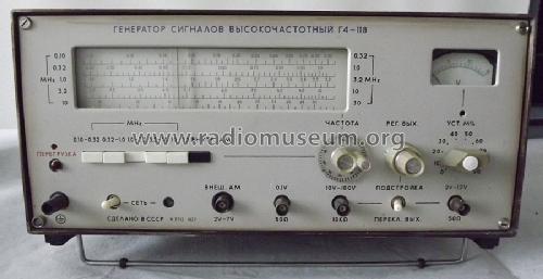 Генератор Сигналов - HF Signal Generator G4-118 - Г4-118; Nizhegorodsky Frunze (ID = 1434173) Equipment