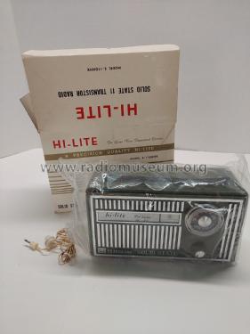 Hi-Lite 11 Transistor De Luxe AC-DC High Fidelity E-110HHK; Unknown - CUSTOM (ID = 2936647) Radio