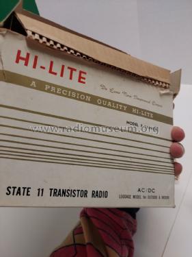 Hi-Lite 11 Transistor De Luxe AC-DC High Fidelity E-110HHK; Unknown - CUSTOM (ID = 2936649) Radio