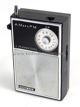 Highwave AM AFC FM 9 Transistors 9FM915; Unknown - CUSTOM (ID = 2328404) Radio