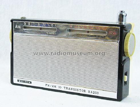 Hilton FM/AM 10 Transistor Radio ; Unknown - CUSTOM (ID = 1465191) Radio