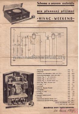 Hivac Weekend ; Unknown - CUSTOM (ID = 2828946) Kit