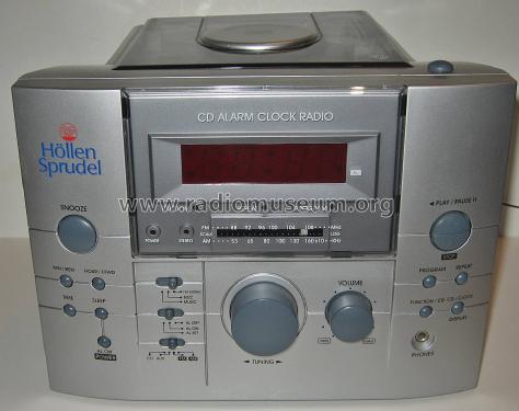 Höllen Sprudel CD Alarm Clock Radio [AM/FM Alarm Clock Radio with CD Player] ; Unknown - CUSTOM (ID = 3054664) Radio